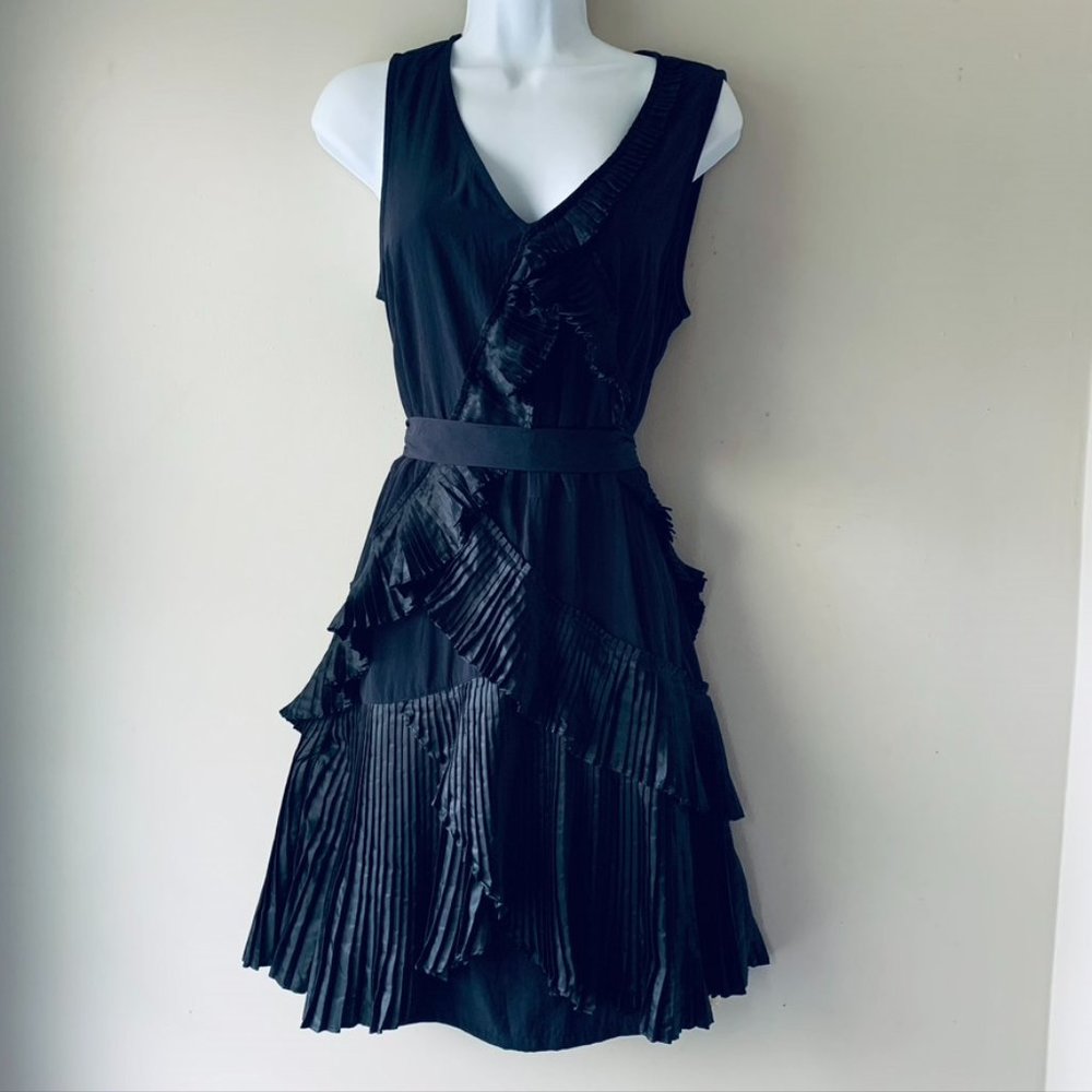 NWT GAP dark grey pleated dress size 6T